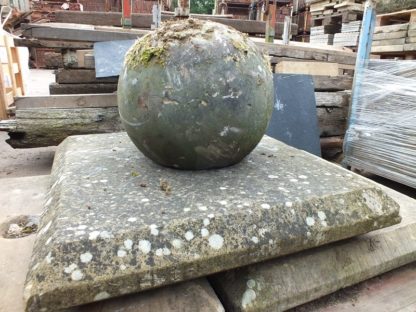 Original pier caps stone with balls