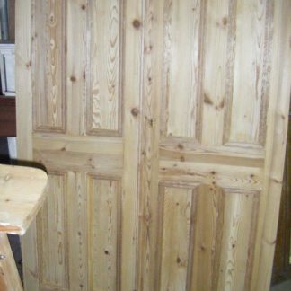 Pair of Pine Stripped Doors