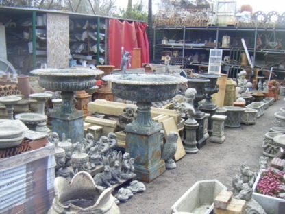Reproduction Iron Urns and Plinths