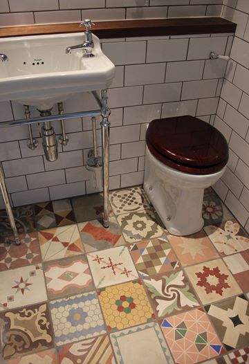Dorton bathroom tiles